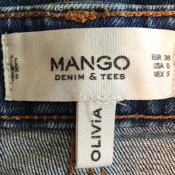 Mango Jeans, Olivia medium wash size 6 - Picture 7 of 13